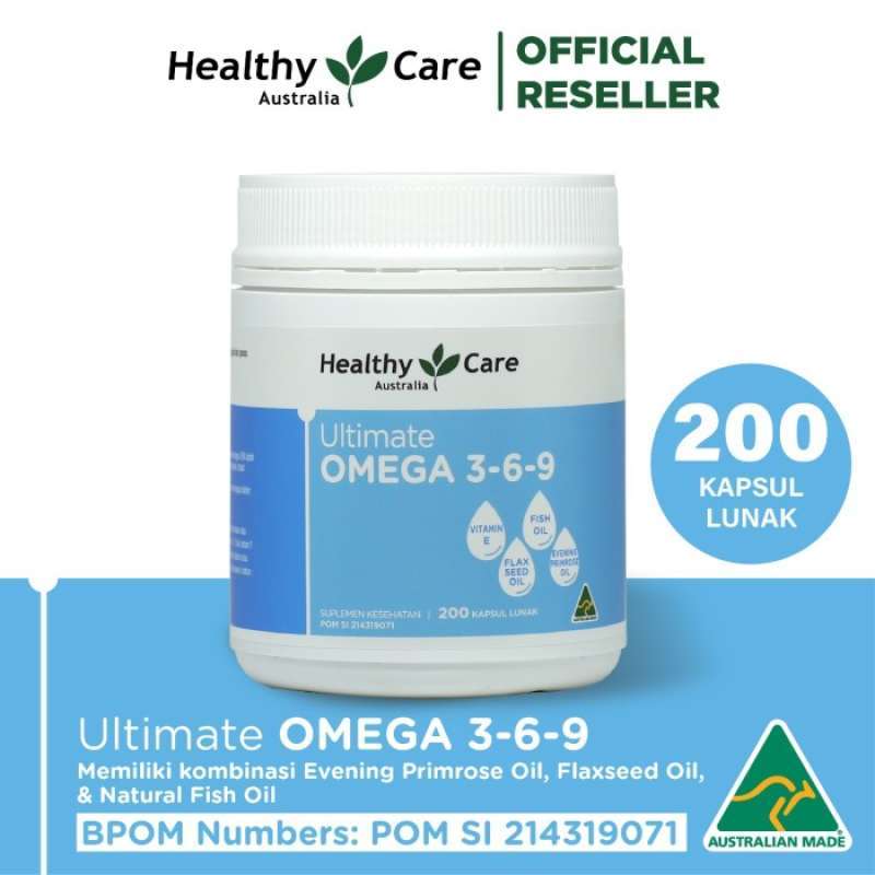 Jual Healthy Care Ultimate Omega 369 200 Kapsul di Seller Anes Medika