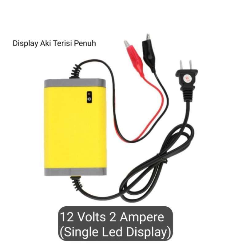 Promo Cas Aki Kering Basah Motor/ Mobil 12V 2A 6A 10A Smartchip