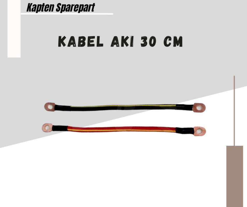 Jual Kabel Aki / Kabel ACCU 24V panjang 30cm di Seller Kapten Sparepart