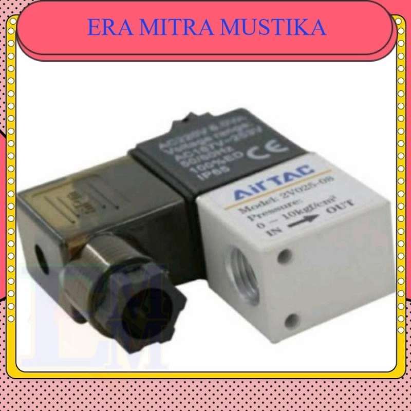 Promo SELENOID VALVE / SOLENOID VALVE AIRTAC 2v025-08 AC 220 - Ac220 ...