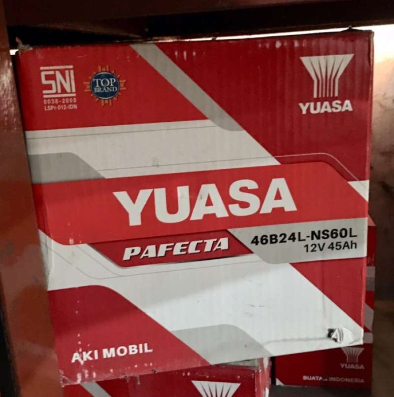 Promo AKI / ACCU BASAH YUASA PERFECTA NS60L / 46B24L Diskon 23% di