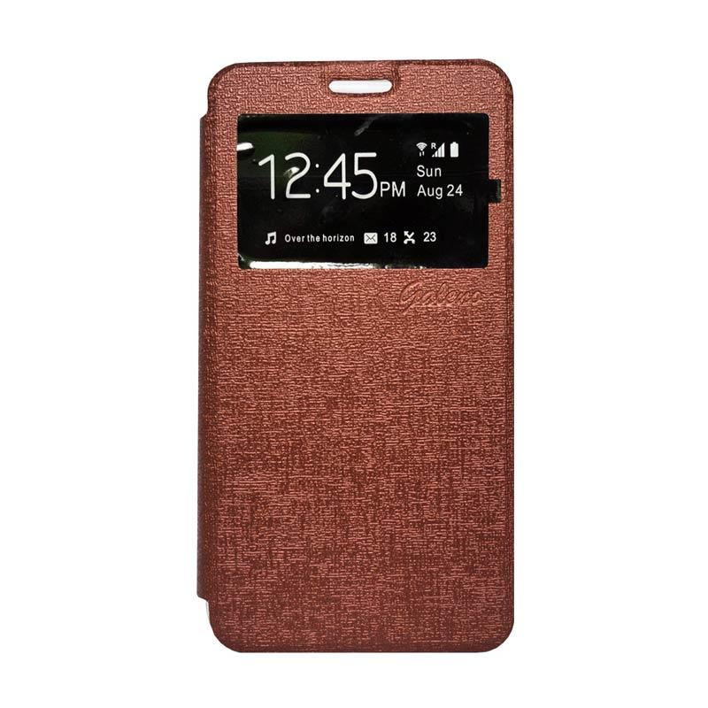jual galeno flip cover casing for xiaomi mi max coklat jual galeno flip cover casing for xiaomi mi max coklat