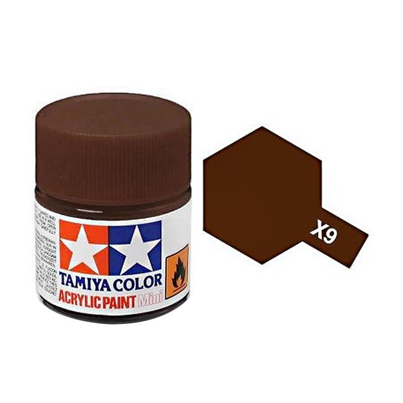 jual tamiya paint acrylic mini x 9 cat akrilik brown jual tamiya paint acrylic mini x 9 cat akrilik brown