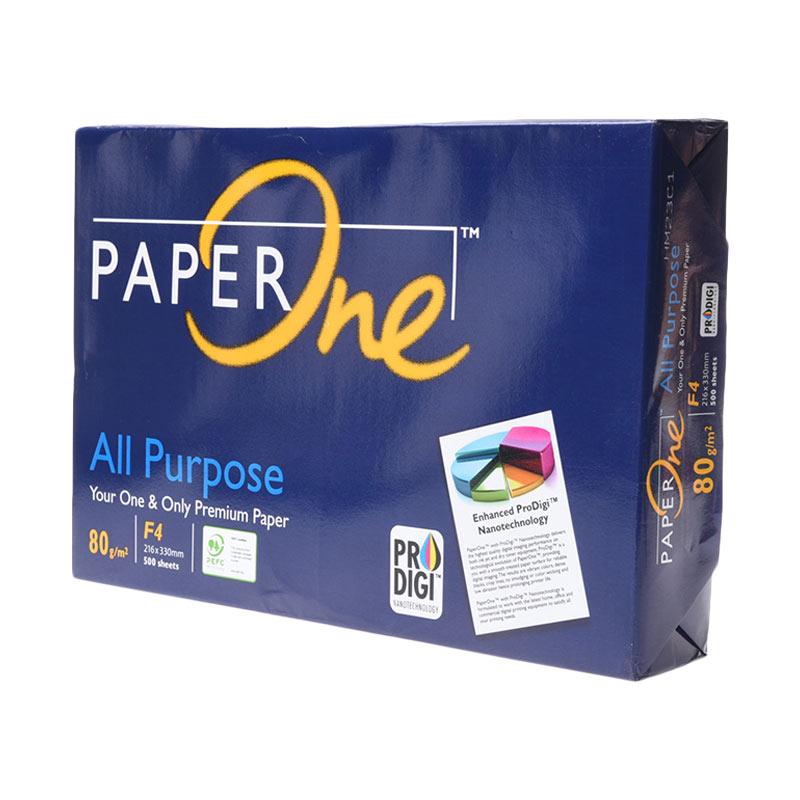 Jual Paperone HVS F4 Kertas [80 gsm/5 rims] Online Januari