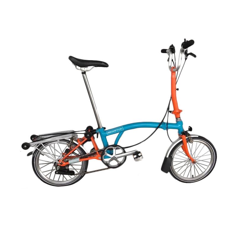 Jual helm buat sepeda lipat bahan pu leather brompton tern 