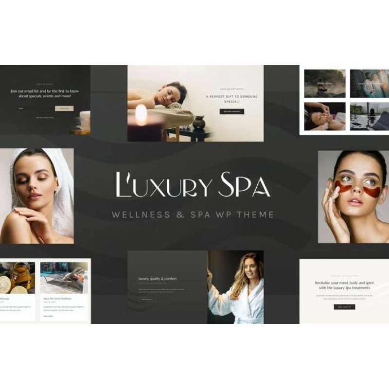 Jual Template Wp Luxury Spa Beauty Spa & Wellness Resort Theme Di ...
