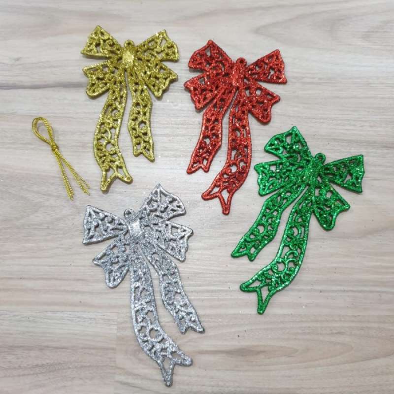 Kreasi Natal Dari Pita Jepang / Jual Pita Natal Pita Bow ...