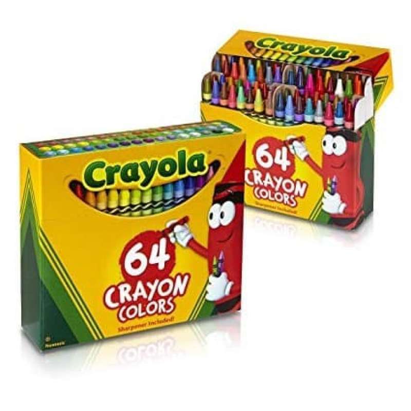 Jual Crayola Crayon 64ct With BuiltIn Sharpener di Seller Kiedler