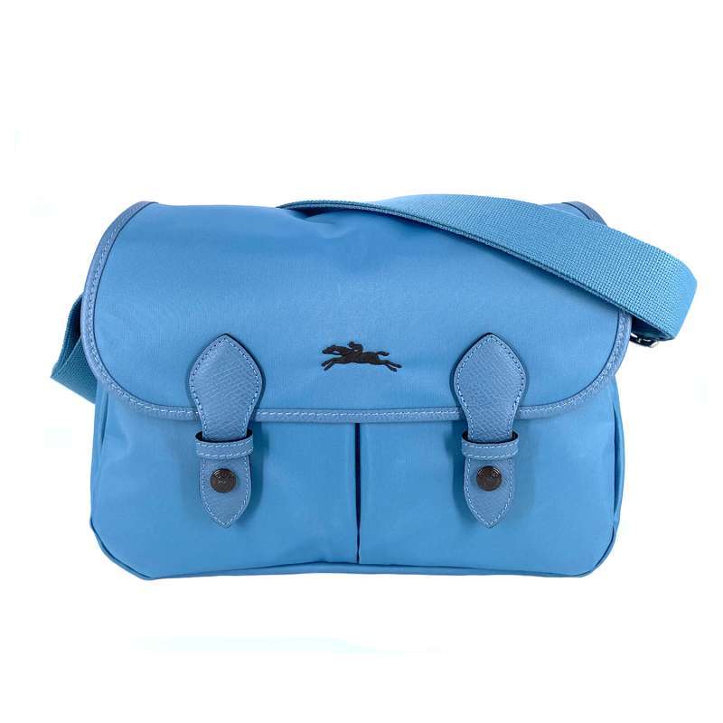 Jual Longchamp Club Postman Messenger Bag In Blue Di Seller Luxatme