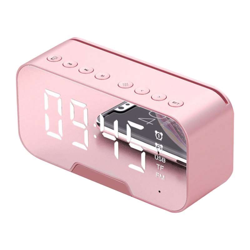 IHome TimeBoost Glow Color Changing Bluetooth Alarm Clock Speaker