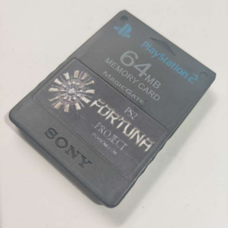 Jual Fortuna Project PS2 Memory Card 8MB PS MC Boot Booting Versi Slim