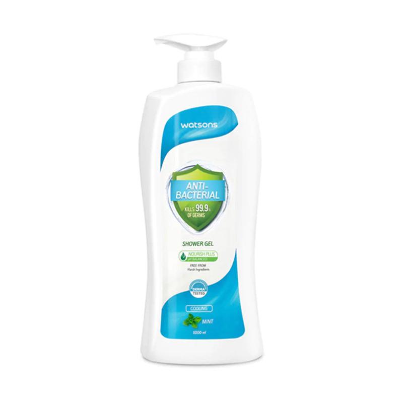 Jual Watsons Cooling Mint Anti Bacterial Body Wash Cream Bath Shower