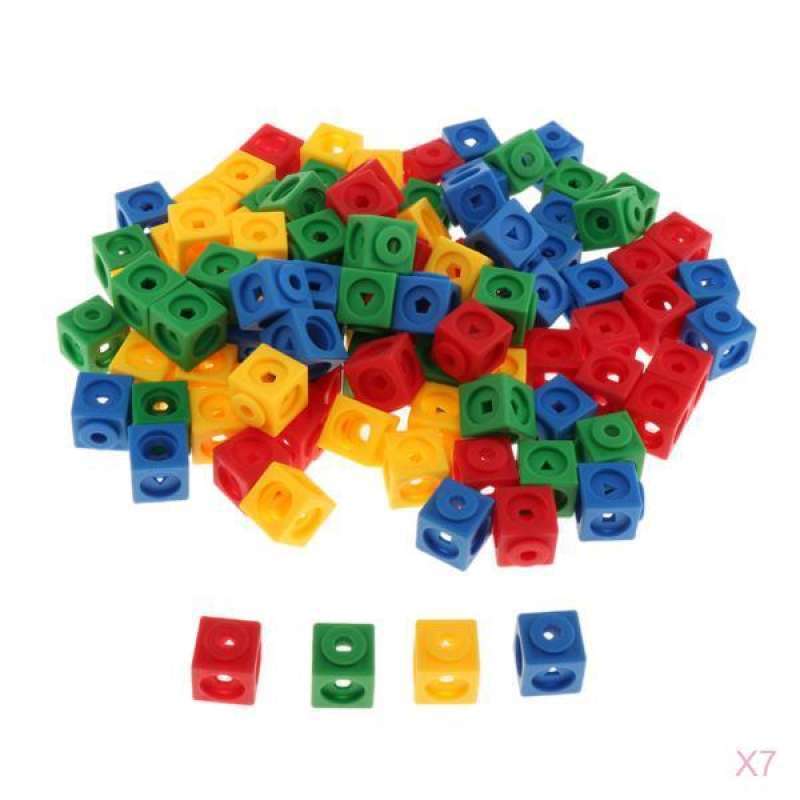Promo 700 Piece Lot Multilink Linking Cubes/ Math Manipulative