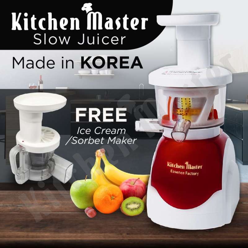 Promo Kitchen Master Slow Juicer Made in KOREA garansi resmi Best