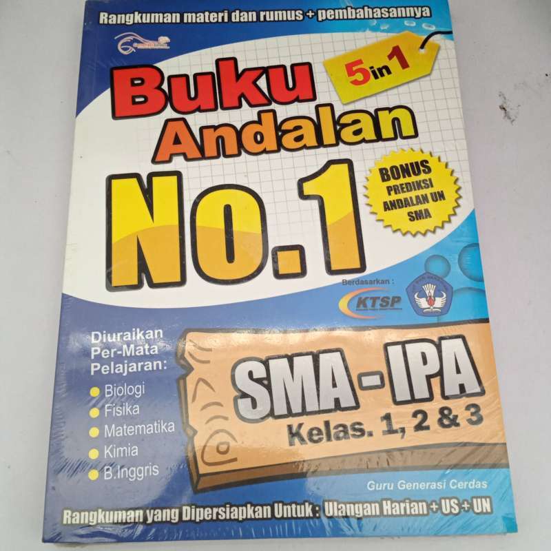 Jual Buku Obral Super Murah - Buku Andalan No1 SMA IPA Kelas 1 2 3 di ...