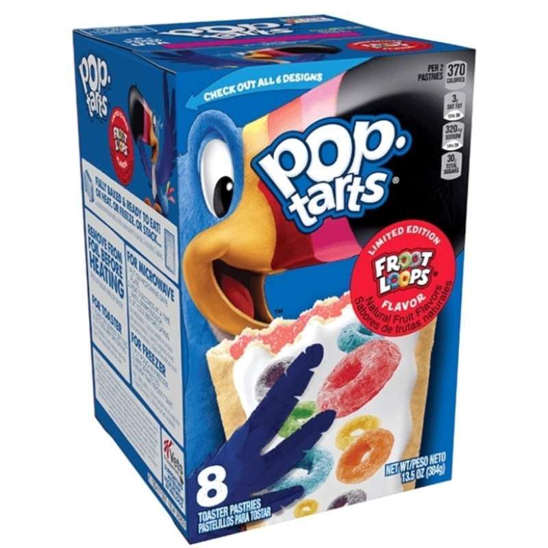 POP Tarts froot loops flavour.