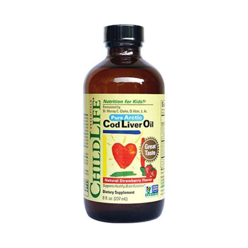 Jual CHILDLIFE ESSENTIALS® COD LIVER OIL 237 ML. 100 ORIGINAL di
