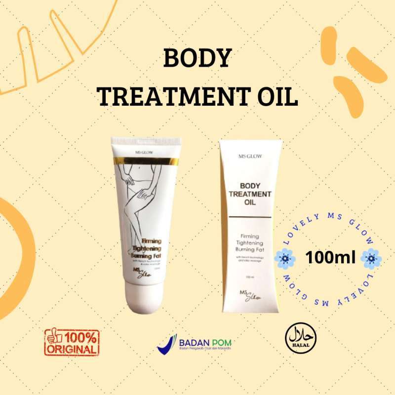 Jual Ms Glow Body Treatment Oil / Body Treatment Oil Ms Glow di Seller
