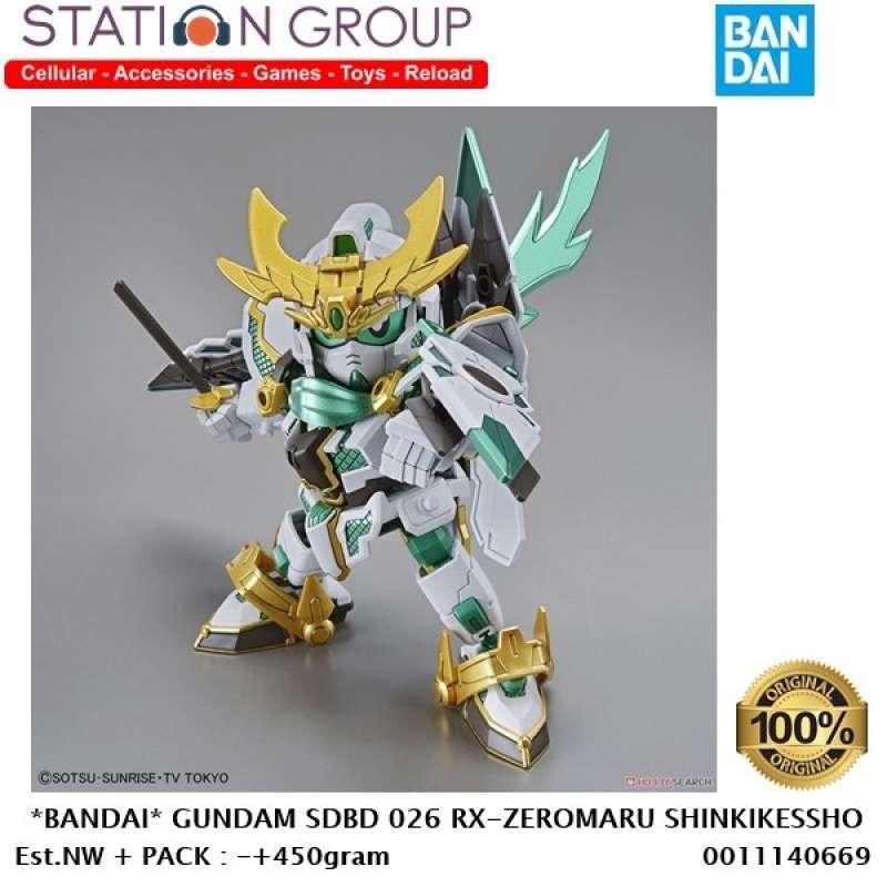 Bandai Hobby Gundam Build Divers RX-Zeromaru Zeromaru Shinkikessho - Modellino SD Gunpla 8cm