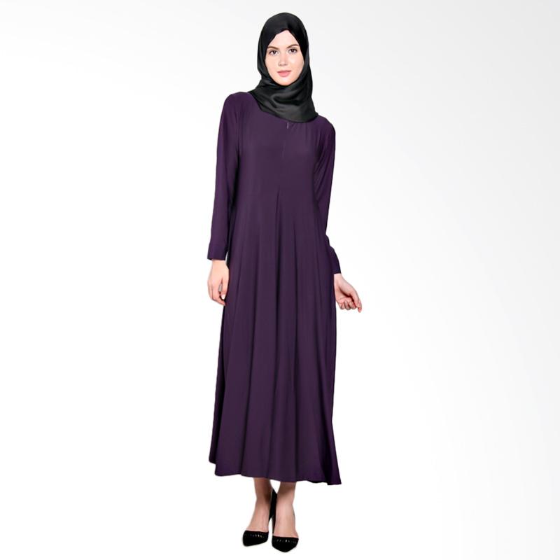 Jual ELYFF 63907 Gamis  Polos  Ungu  Online Harga 
