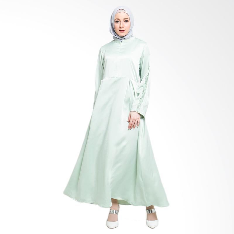 Jual Allev Arina Dress Muslim - Hijau Pastel Online