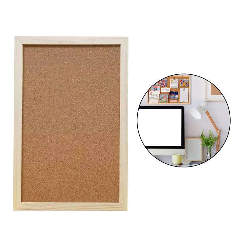 Promo Cork Bulletin Board Rectangle Decorative Tiles for Home Office