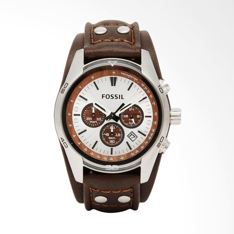 jual fossil jam tangan pria brown ch2565 harga jual fossil jam tangan pria brown ch2565 harga
