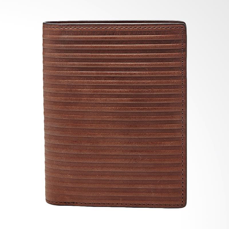 Jual Fossil Avery Incmbi Whisky Dompet Pria Dark Brown ML 3752201 Online Harga Kualitas 