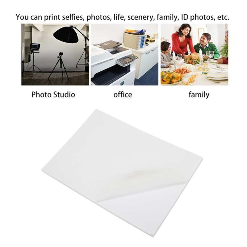 Promo A4 Printable Vinyl Sticker Paper Decal for Inkjet Printer Translucence 25Pcs Diskon 23% di ...