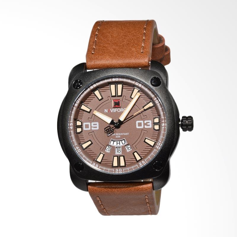 jual naviforce jam tangan pria cokelat nf9096 c jual naviforce jam tangan pria cokelat nf9096 c