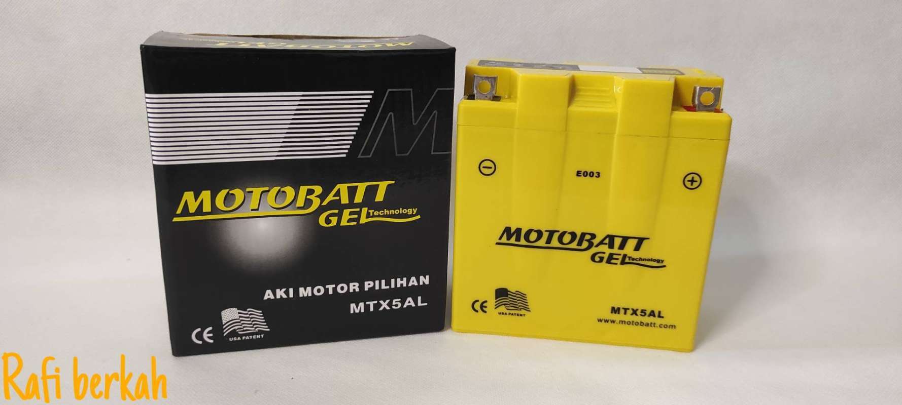 Jual Aki Motor HONDA Astrea Grand,Supra 100 series,Mega pro Mottobat