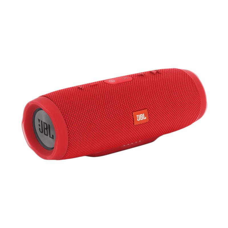 Jual Speaker Bluetooth Waterproof JBL Charge 3 Red free headset