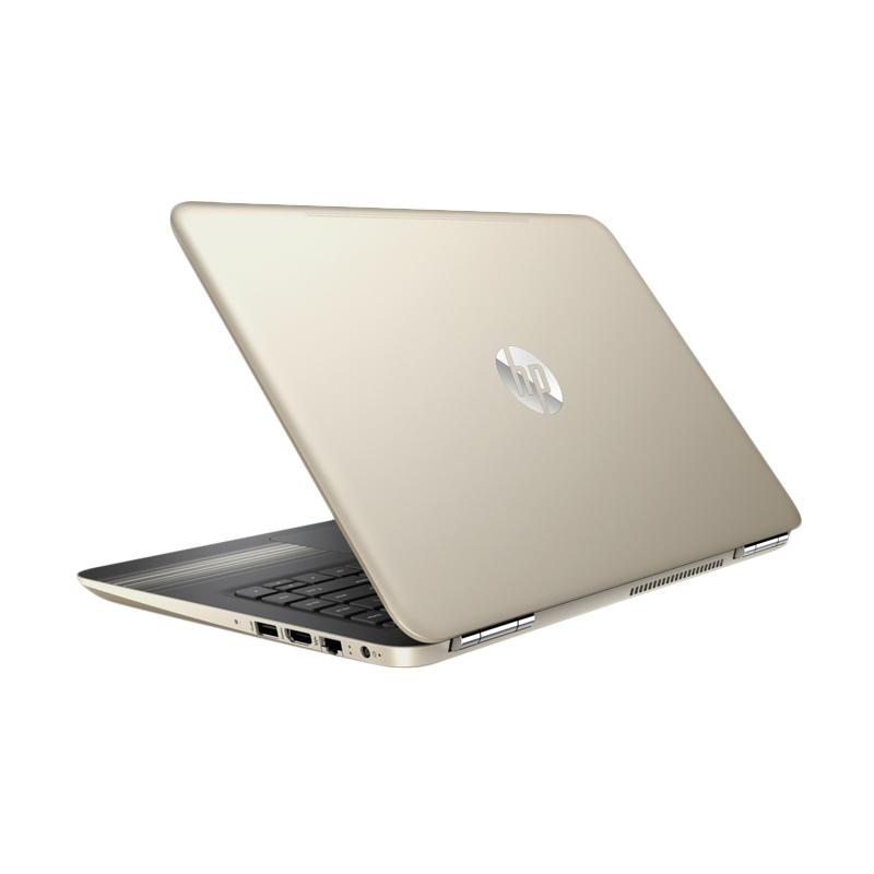 Jual HP Pavilion 14-AL169TX Notebook - Gold Core i5-7200U 