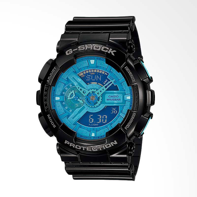 Jual CASIO G-Shock Jam Tangan Pria - Black Blue GA-110B