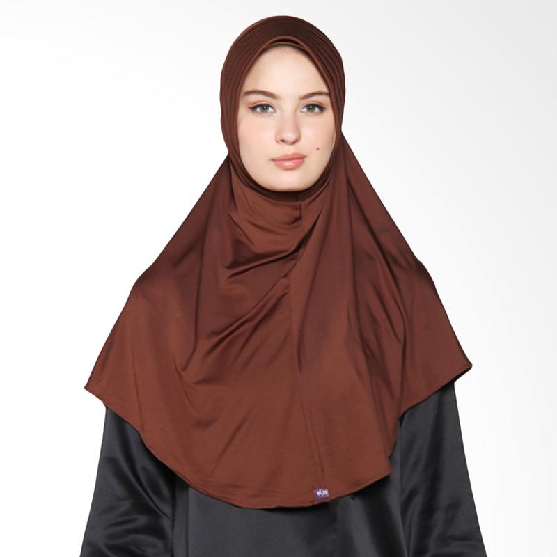 Jual Elzatta Zaria Casual Hijab - Dark Brown 706 Online 