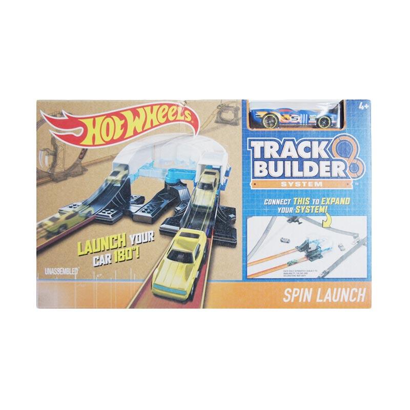 hot wheels track builder spin launch