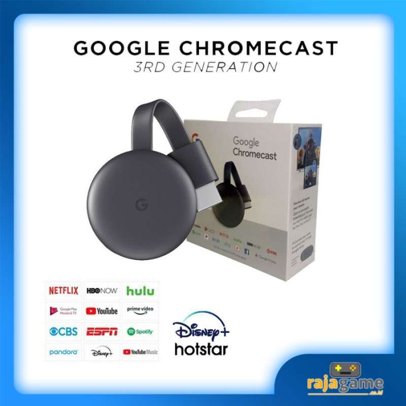 Promo All New Google Chromecast 3 (3rd Generation) di Seller Rajagame