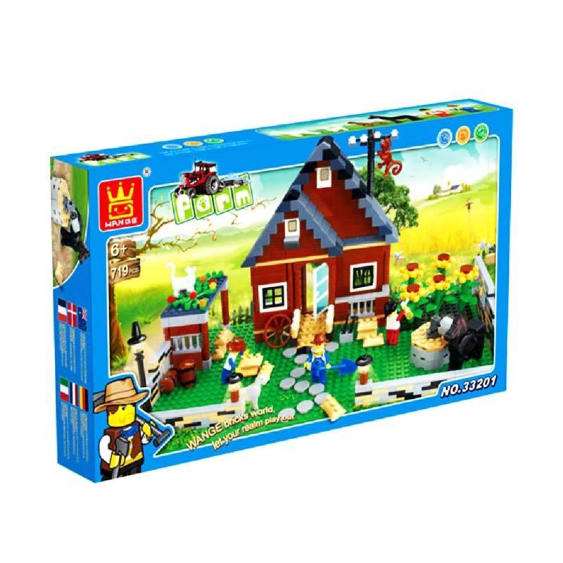 Jual Wange 33201 Farm Series Mainan Blok & Puzzle Online 