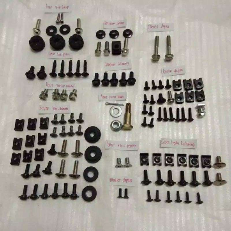 Jual Baut Lengkap Full Set Body Karisma X Dan D Di Seller Tokoarkaan