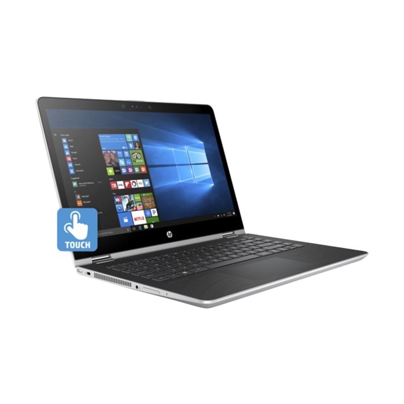 Jual HP Pavilion X360 14-BA001TX Laptop - Natural Silver