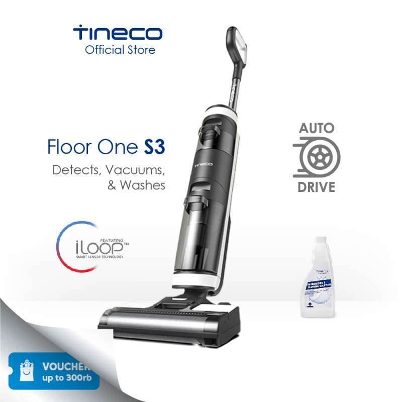 Tineco Floor One S2 Smart Cordless Wet/Dry Vacuum Cleaner, 49 OFF