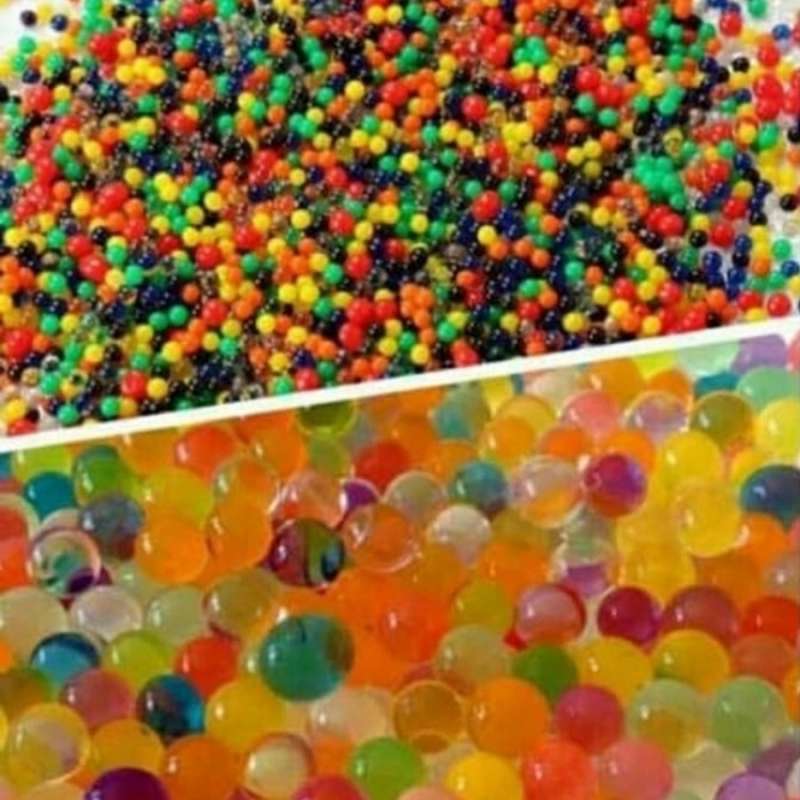 Jual MAINAN SENSORY PLAY ANAK WATER BEAD 30GR WATERBEAD RAINBOW BEADS