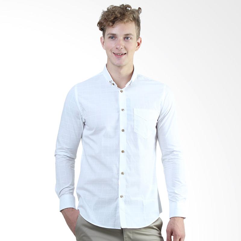 Jual Moc Manzone Ralf Kemeja Pria White Harga jual moc manzone ralf kemeja pria white harga