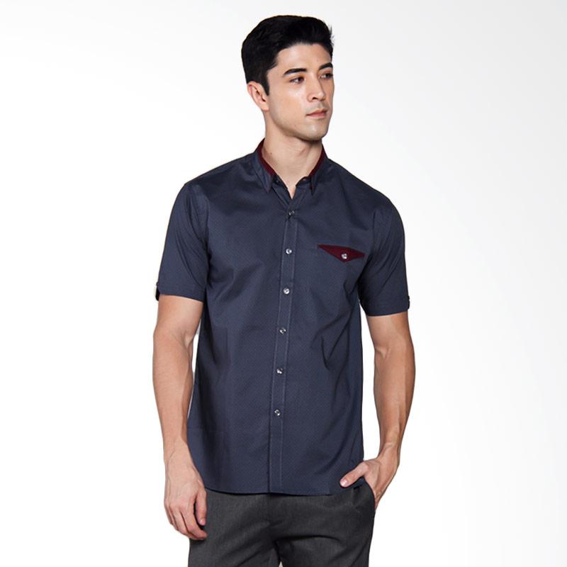 Jual Salt n Pepper Men Shirt SNP 174 Kemeja Pria Navy Jual Salt n Pepper Men Shirt SNP 174 Kemeja Pria Navy
