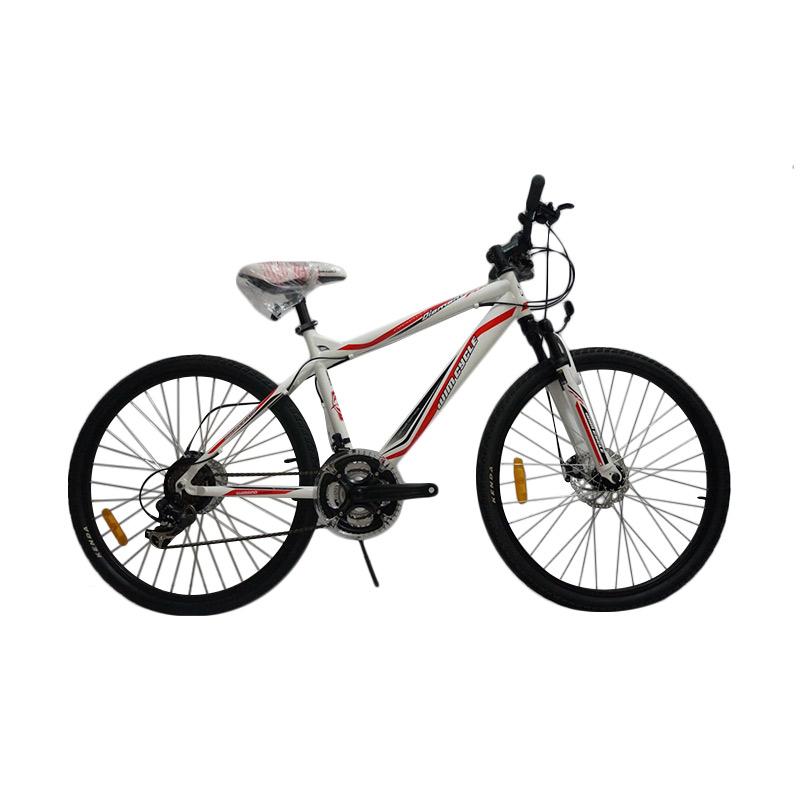  Jual WIMCYCLE Diamante RX Sepeda MTB White Red 26 Inch 