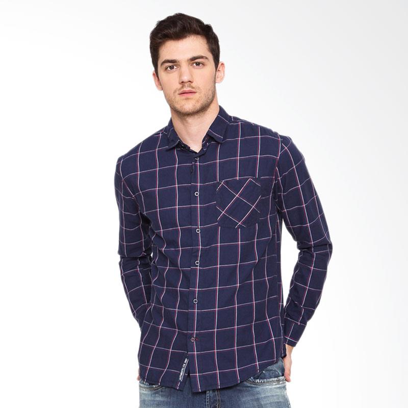Jual Osella Man Y D Twill Check Flanell Long Sleeve Shirt Jual Osella Man Y D Twill Check Flanell Long Sleeve Shirt