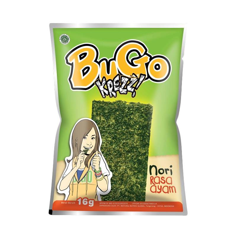 Jual Kingkong X Bugo Rasa Ayam Snack Rumput Laut [16 Gr] - 12 Pcs Di ...