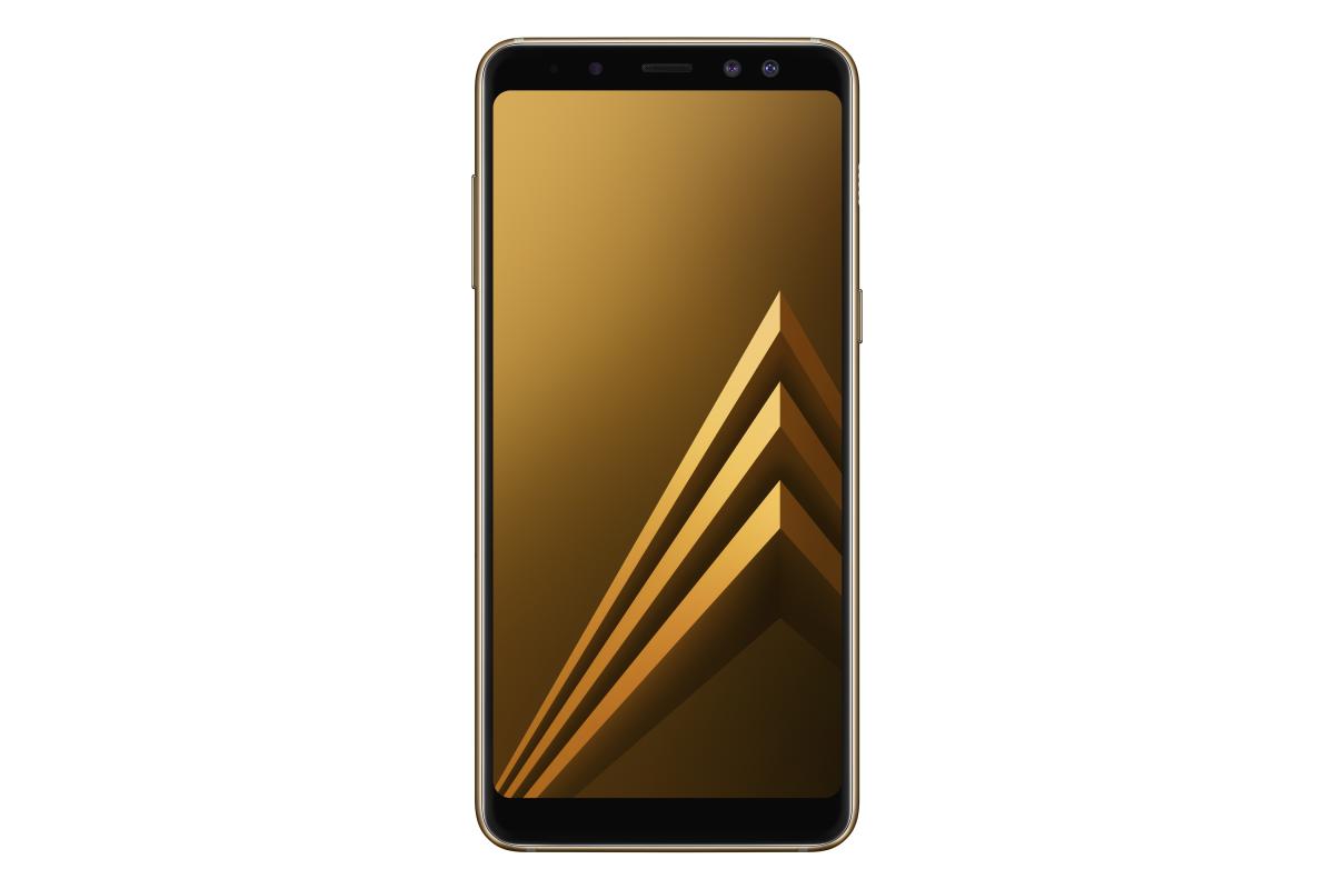 Jual Samsung Galaxy A8 Smartphone - Gold [32 GB/4 GB/2018 Edition] di