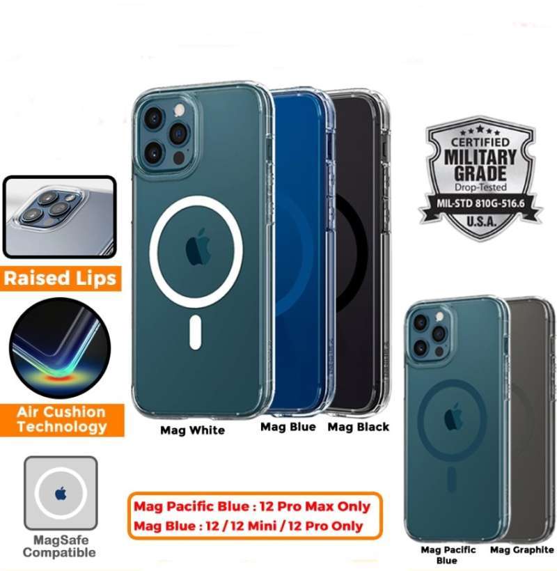 Promo Case iPhone 12 Pro Max/Pro/Mini Spigen Ultra Hybrid Anti Crack