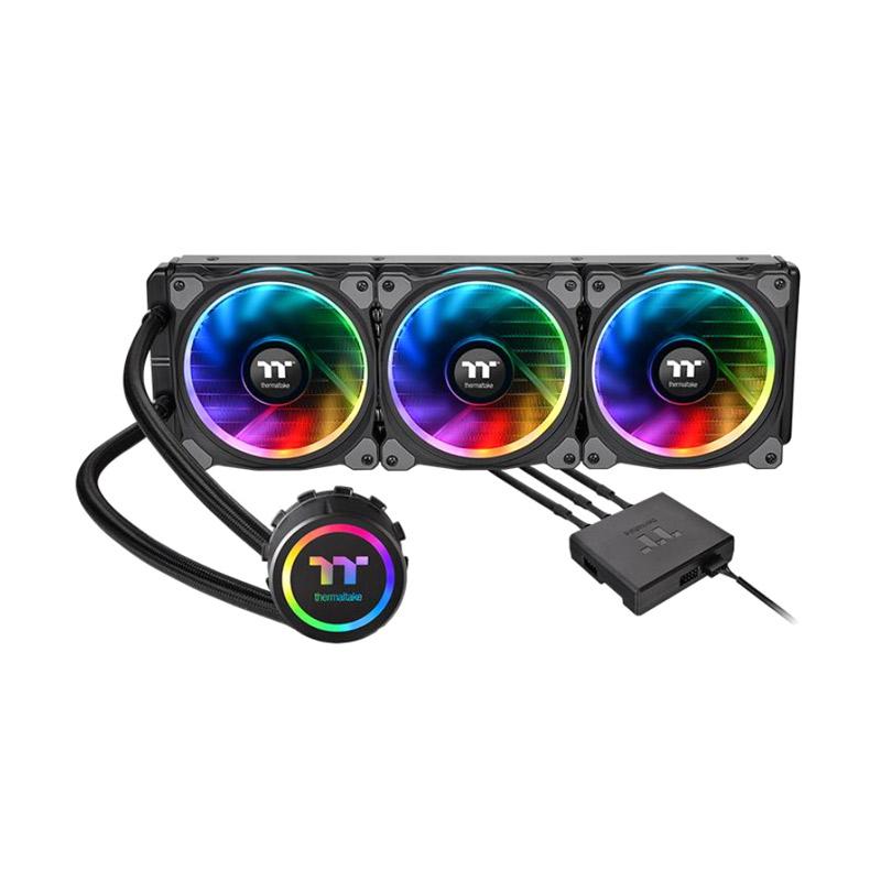 Riing rgb. Thermaltake Floe Riing RGB 360. Thermaltake Floe DX 360mm. Дисплей на помпе e360 RGB. Thermaltake toughliquid Ultra 420 RGB CL-w370-pl14sw-a.